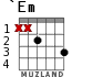 `Em for guitar